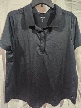Ladies Freely Black Polo Shirt